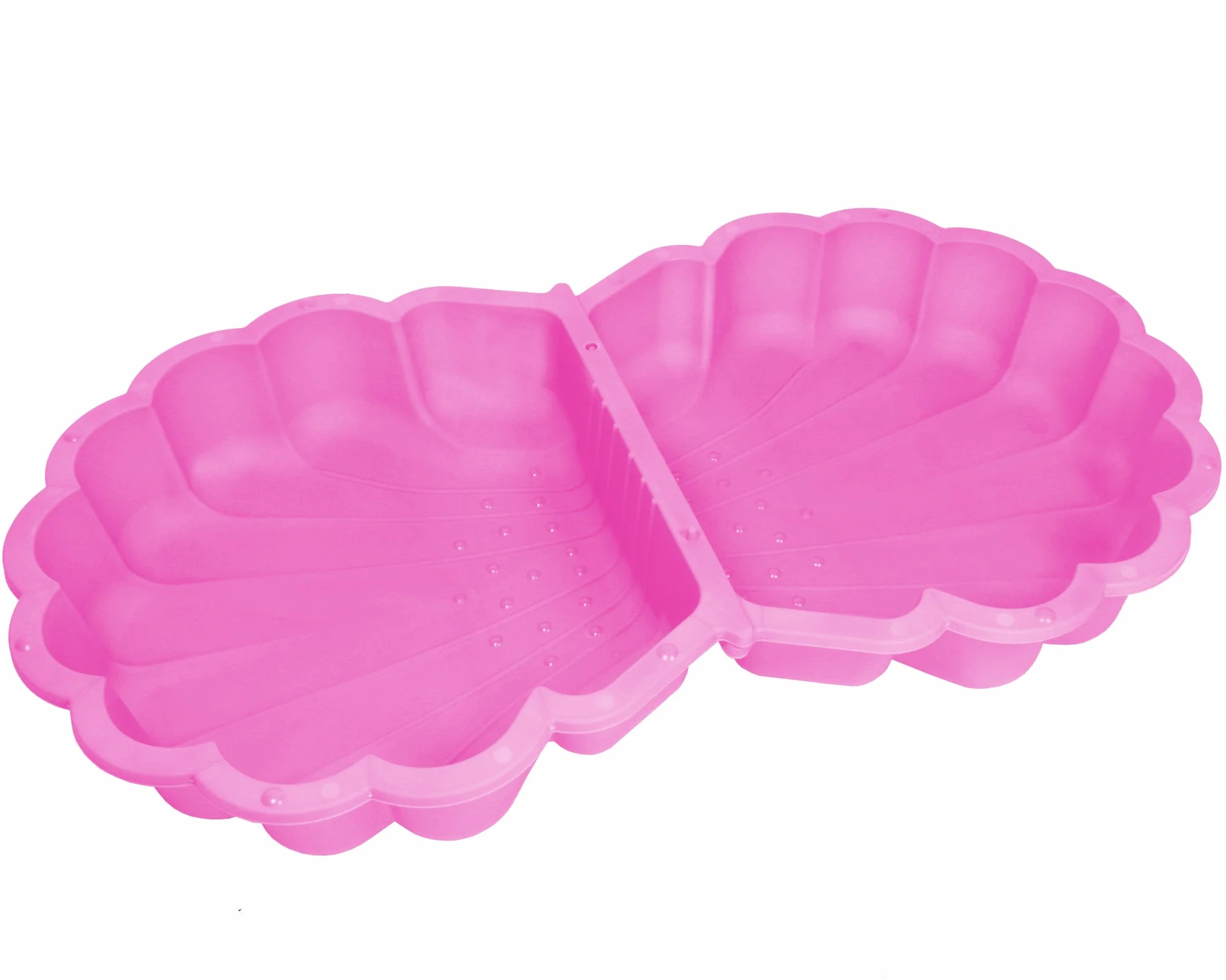 Ondis24 Muszla wodna, piaskownica, 2-częściowa z tworzywa sztucznego, muszla z pokrywką (87 cm, różowa)