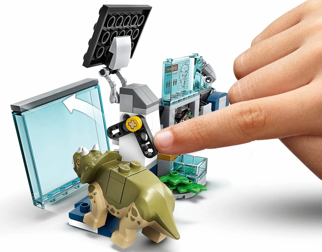 LEGO Jurassic World Laboratorium doktora Wu: 75939 ucieczka małych dinozaurów (164 elementy)