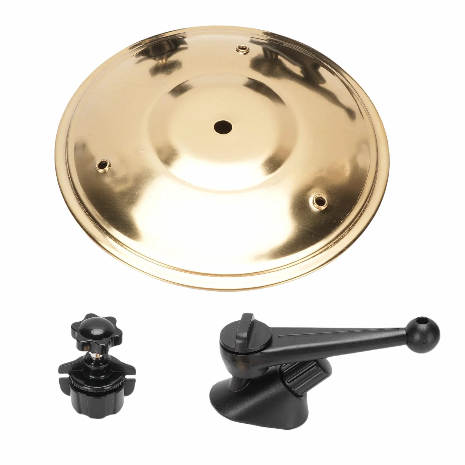 Mini Car Cymbal Toy for Air Vent, Zabawne Akcesorium na deskę rozdzielczą z Efektem Dźwięku Bębna, Nowatorski Wystrój Pojazdów dla Miłośników Muzyki, Fajny dla Kierowców, (Złoto)