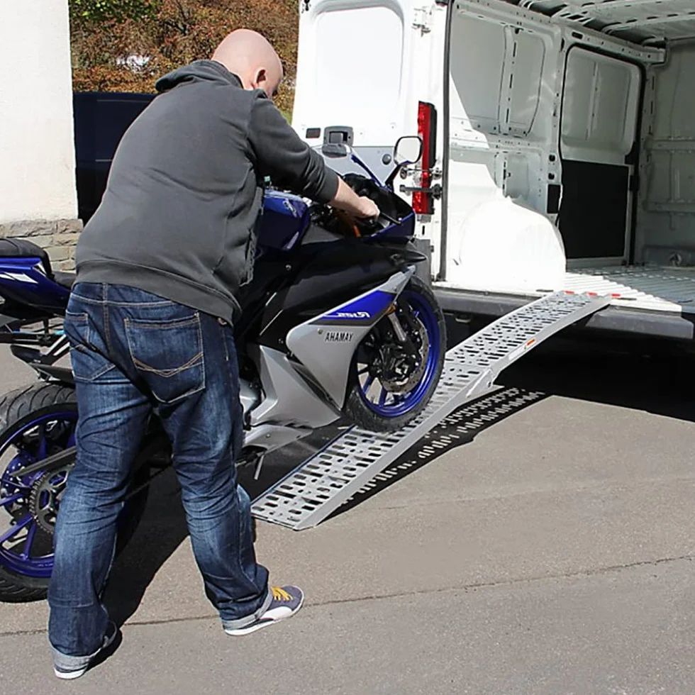 Sonnewelt Rampa najazdowa aluminiowa 226 cm 340 kg składana antypoślizgowa do motocykla ATV quada