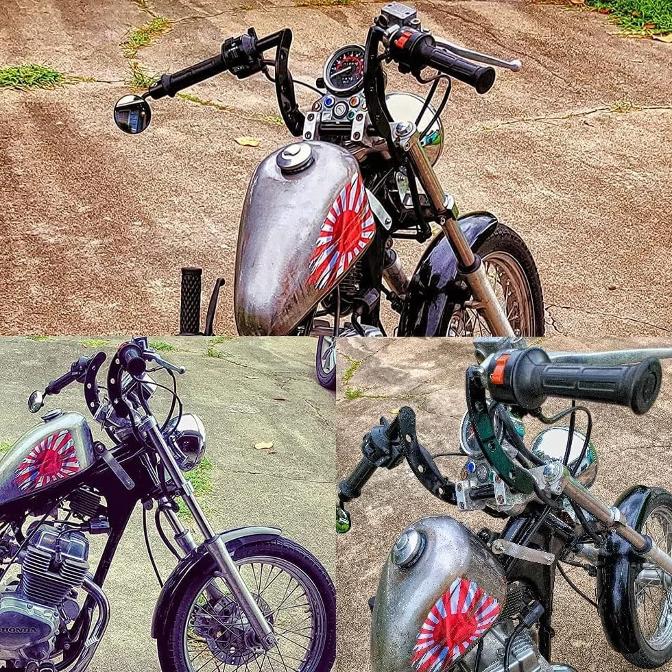 JFG RACING Kierownica motocyklowa 7/8 cala 22 mm uniwersalna czarna