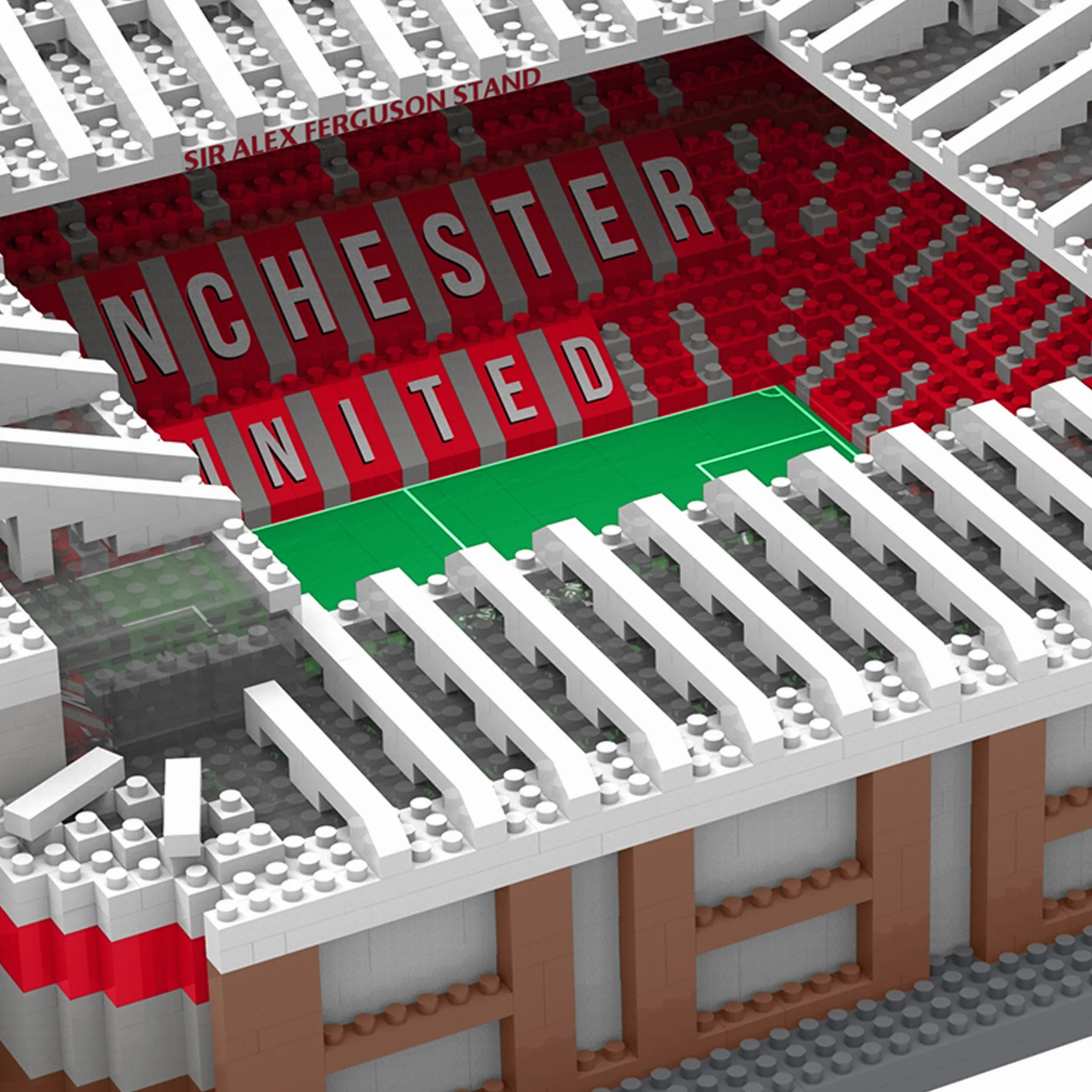 FOCO Oficjalny produkt licencjonowany Manchester United FC Old Trafford BRXLZ Stadion 3D Bricks zabawka konstrukcyjna model