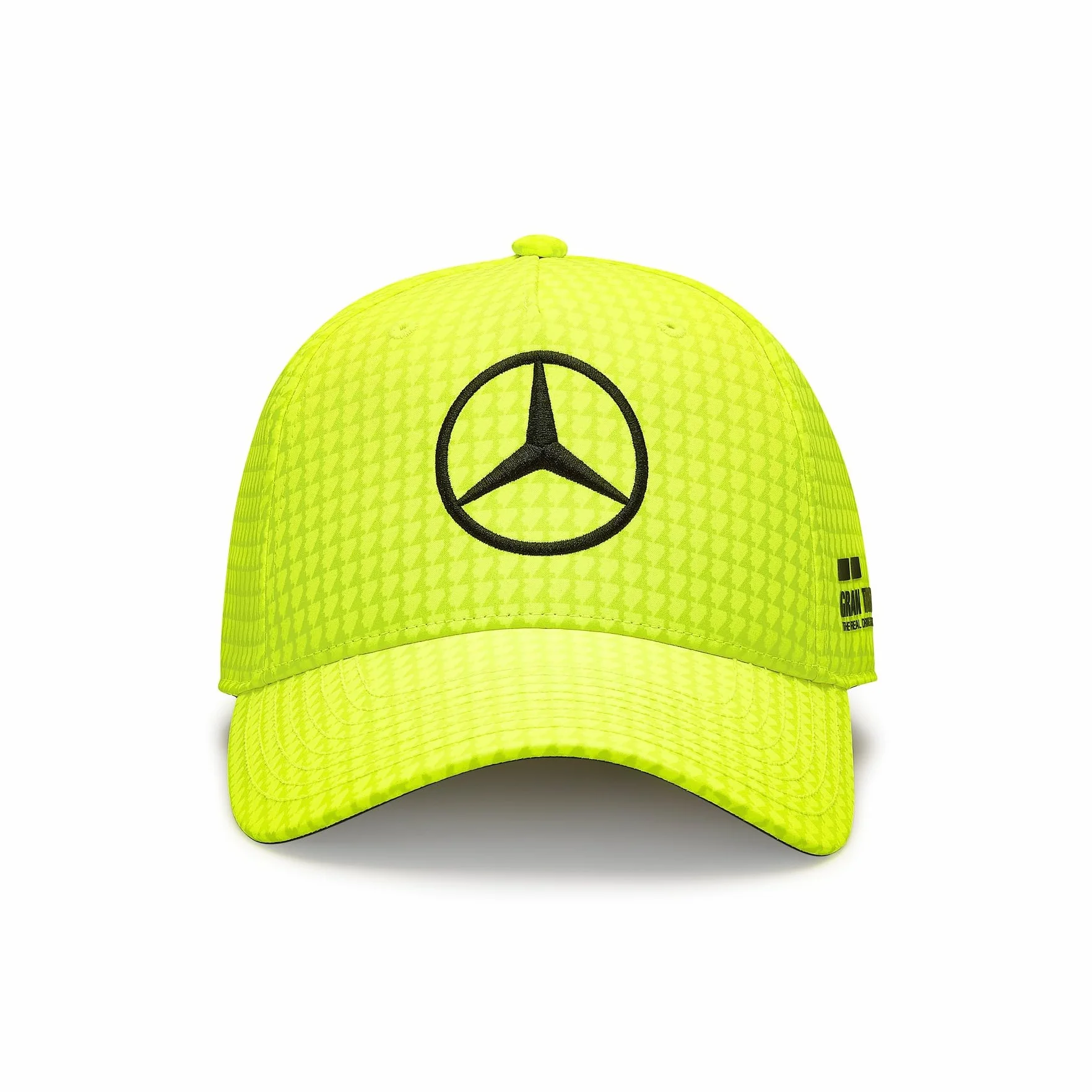 Mercedes AMG Petronas Formula One Team - 2023 czapka kierowcy Lewis Hamilton, Neonowożółty, rozmiar uniwersalny