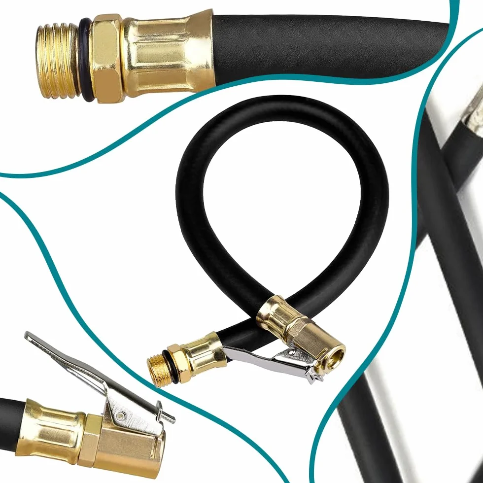 Wąż do pompki do pompy, przedłużka wentylu samochodowego, adapter do roweru, moto, opony samochodowe, narzędzie do wyściółki, wąż zastępczy