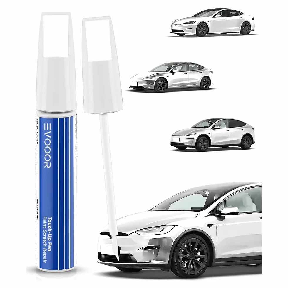 Perłowy biały lakier samochodowy retusz do regeneracji zarysowań dla Tesla Model 3/Y/S/X