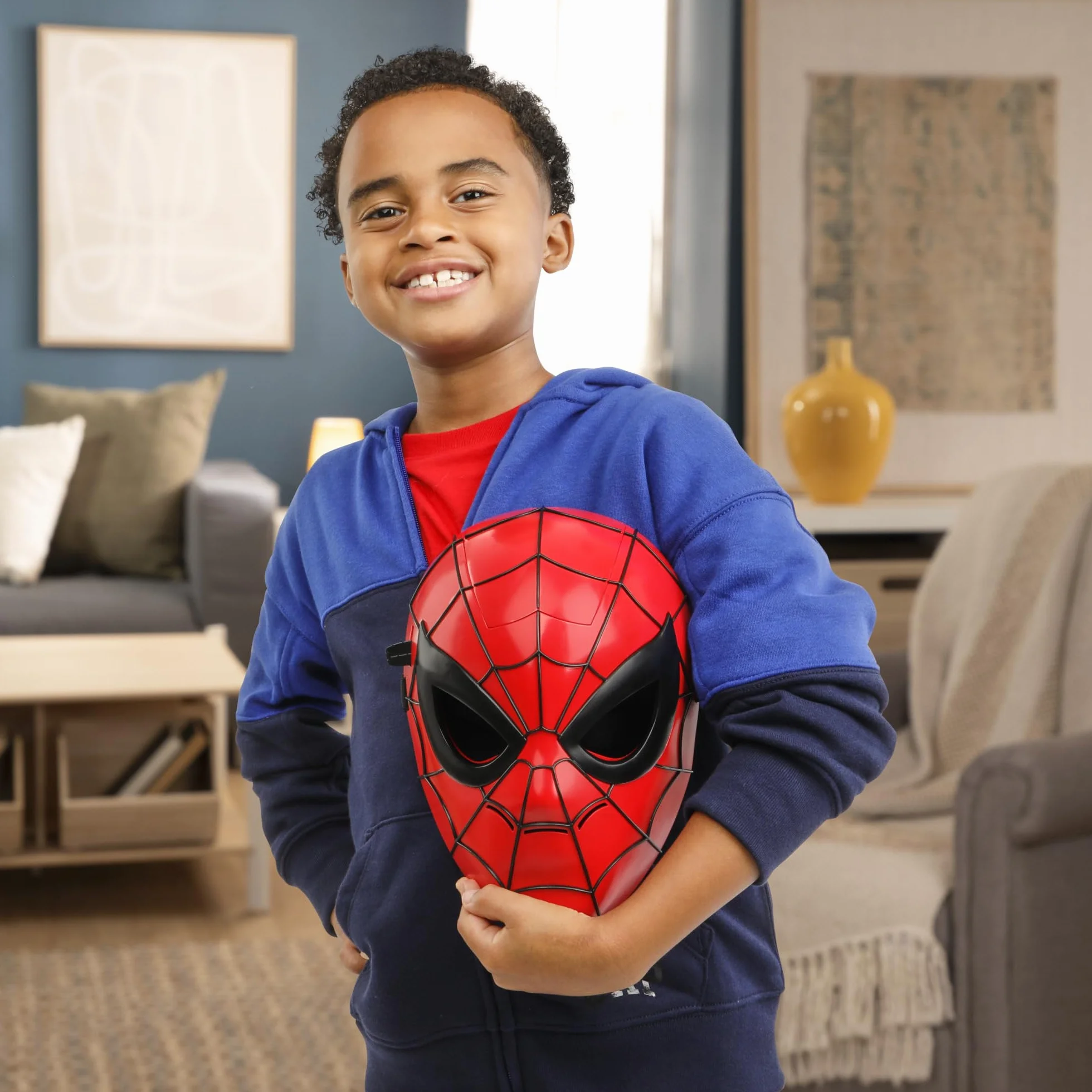 Hasbro Maska Marvel Spider-Man Glow FX, zabawka tematyczna