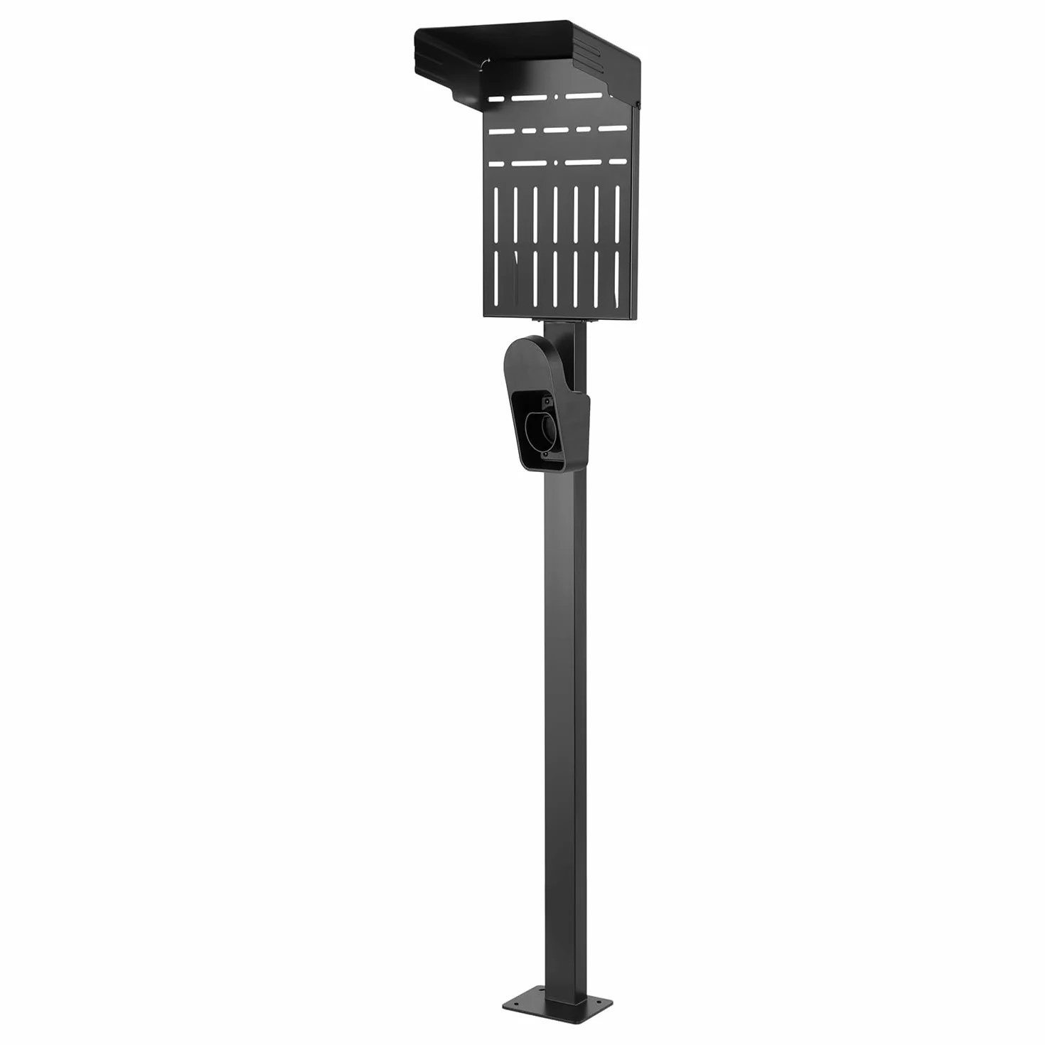 Maclean MCE456 Zewnętrzny Stojak do Ładowarek EV, Stalowy, 15kg