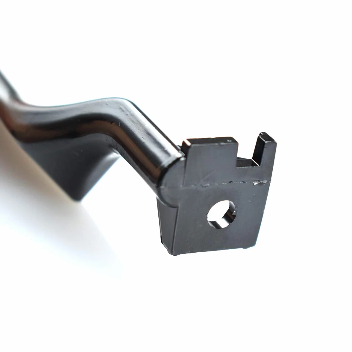 Czarna wewnętrzna metalowa klamka przednia lewa strona kierowcy zamiennik do Forda Bronco F150 F250 F350 F53 F59 F800 zastępuje E7TZ-1522601-A E7TZ-1522600-A 77177 77178 1 szt