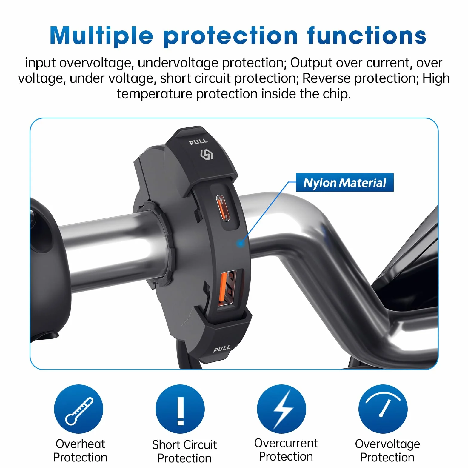 Thlevel ładowarka USB do motocykla PD typu C 12V 24V