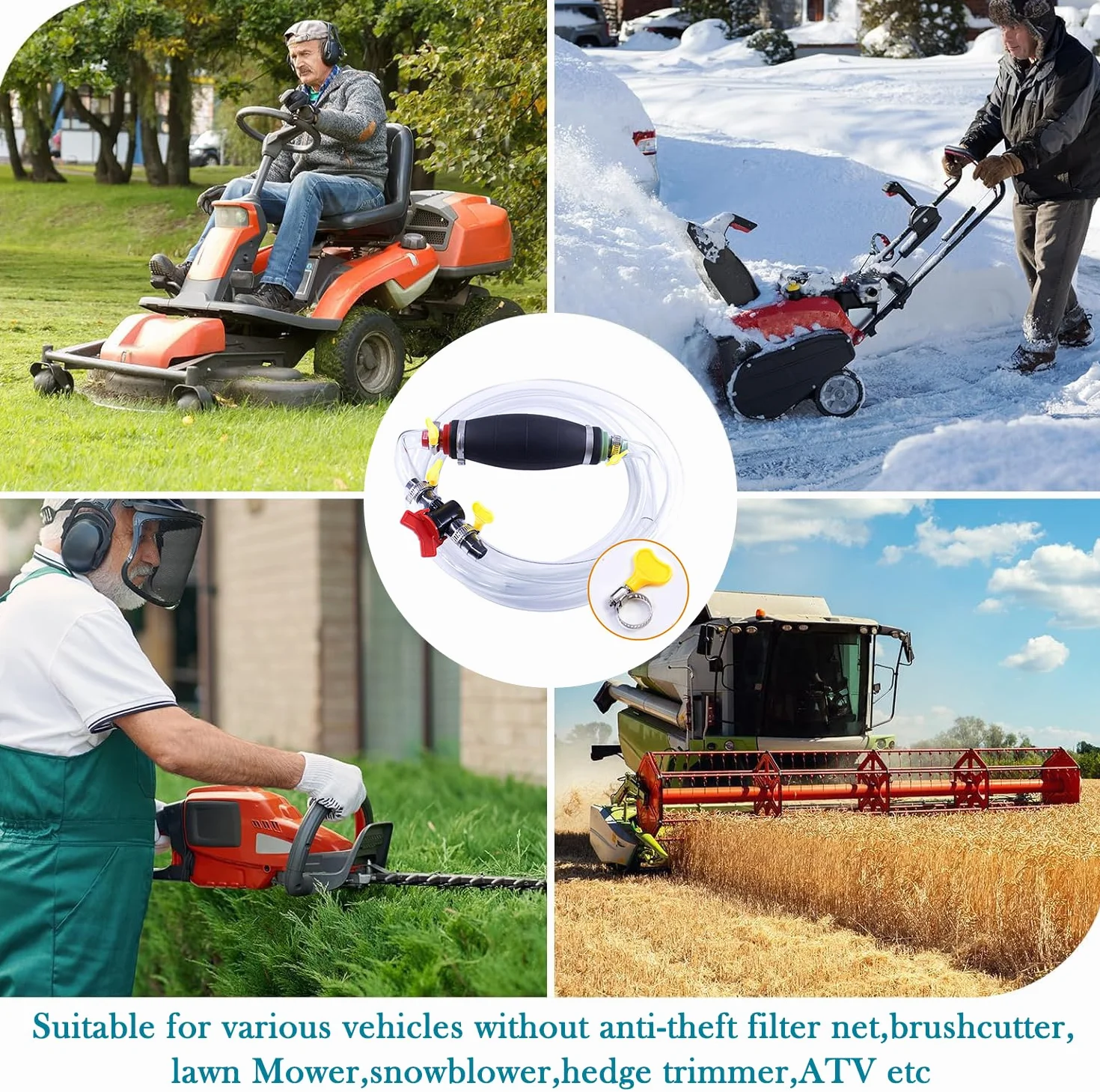 Pompa ręczna do kanistrów, 2,5 m – pompa benzynowa, pompa olejowa, pompa do oleju napędowego, pompa do przepompowywania z wężem do wstrząsania, do beczek, kanistrów, wody, oleju