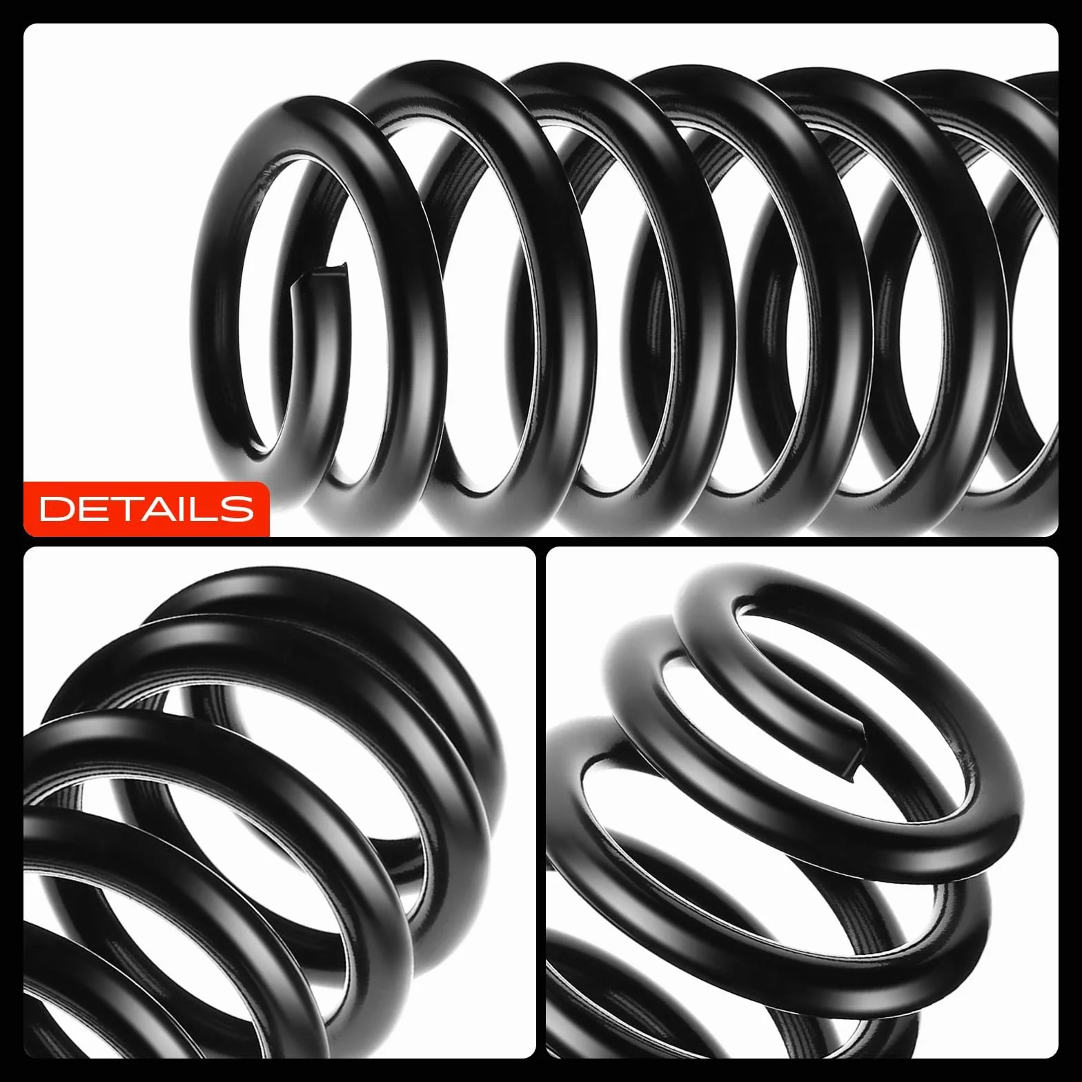 Frankberg 2 x sprężyny zawieszenia na tylnej osi, kompatybilne z 3 Cabriolet E93 2006-2013, seria 3 Touring E91 2004-2012, Replace # 33536767348