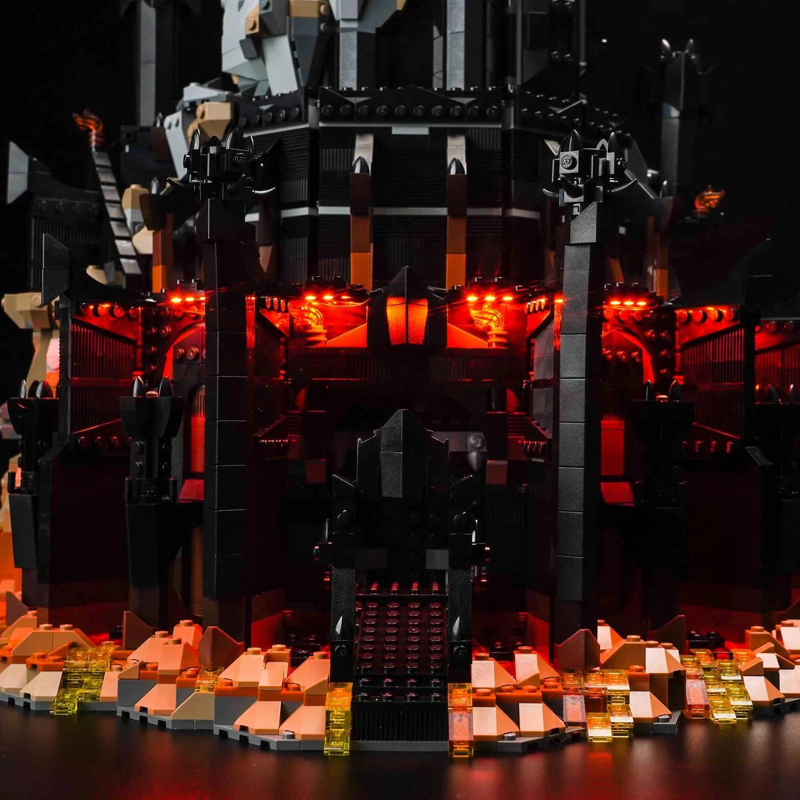 Zestaw świateł LED do modelu LEGO 10333 Władca Pierścieni Barad-dûr, zestaw oświetlenia dekoracyjnego kreatywna zabawka, standardowa wersja (zestaw bez modelu)