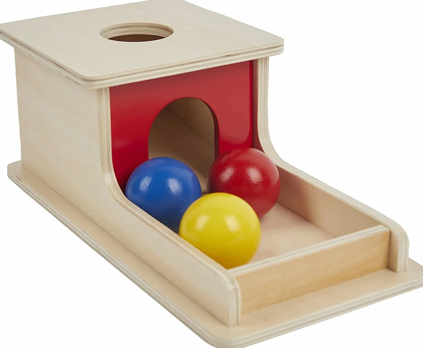 YAANI Jumbo Object Permanence Box – zabawki Montessori dla niemowląt w wieku 6-12 miesięcy, sensoryczne zabawki dla niemowląt w wieku 6 miesięcy, zabawki dla małych dzieci w wieku 1 roku, zabawki