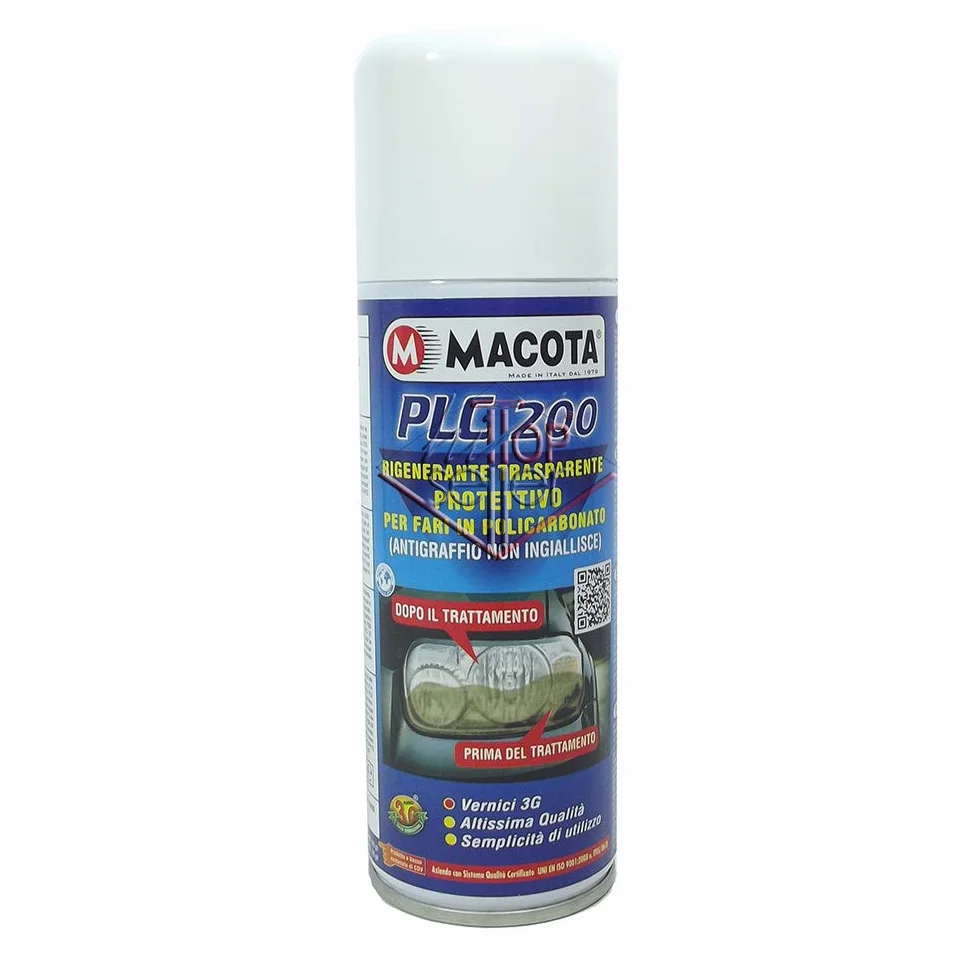 MACOTA PLC 200 odnowienie reflektorów, spray do reflektorów, samochodów, motocykli, 200 ml