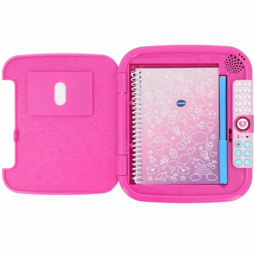 Trefl VTech - Magiczny Pamiętnik, Zabawka Interaktywna, Wyjątkowy Notes, Pamiętnik na Hasło, Miejsce na Zdjęcie, Zapisuj Sekrety, Zagadki Matematyczne, Zabawka dla Dziewczynki, dla Dzieci od 6 Lat