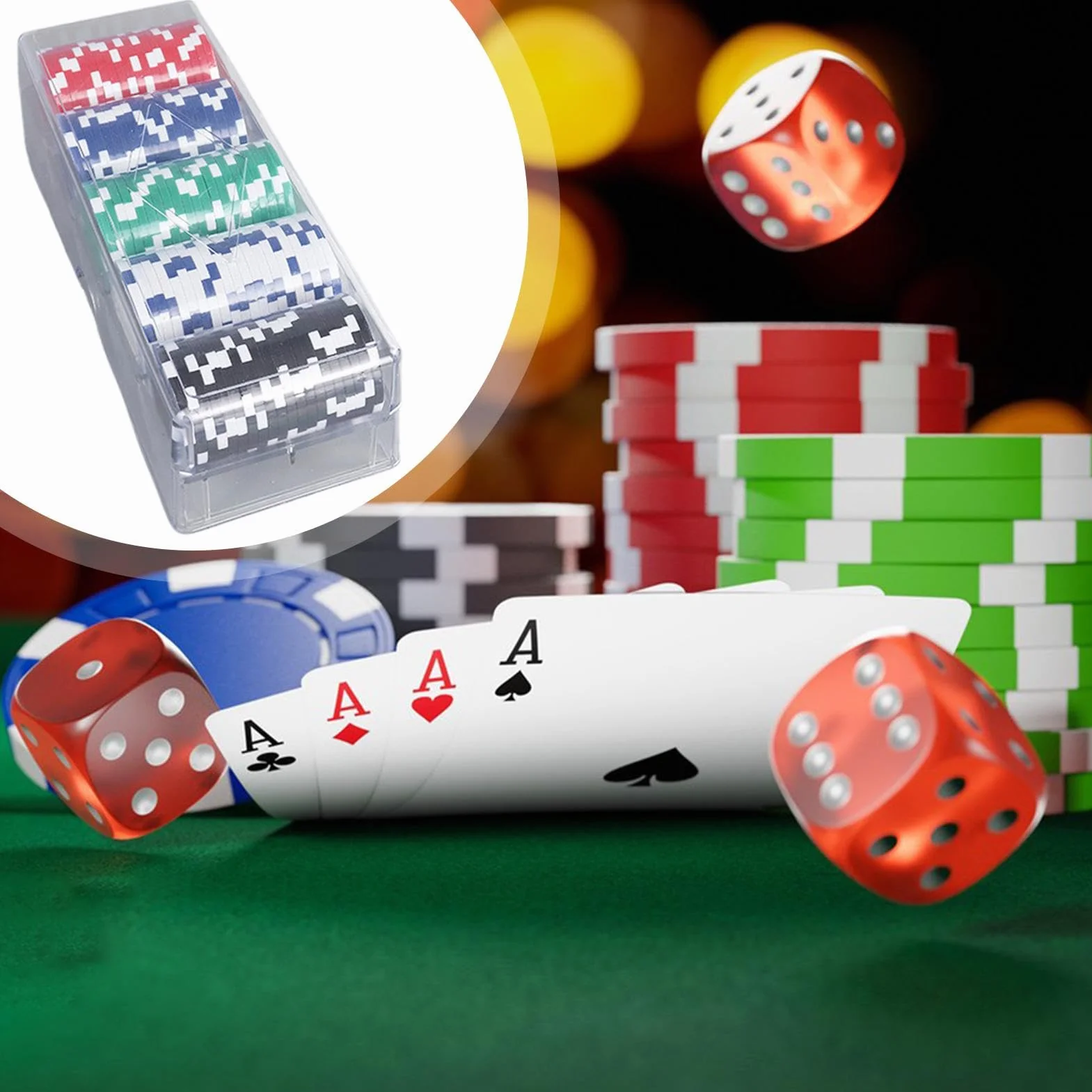 Zestaw żetonów do pokera, żetony liczące liczniki, żetony pokerowe z obudową aluminiową, późne żetony do pokera, zestaw pokera z obudową, aluminiowe żetony do pokera, profesjonalne żetony do pokera,