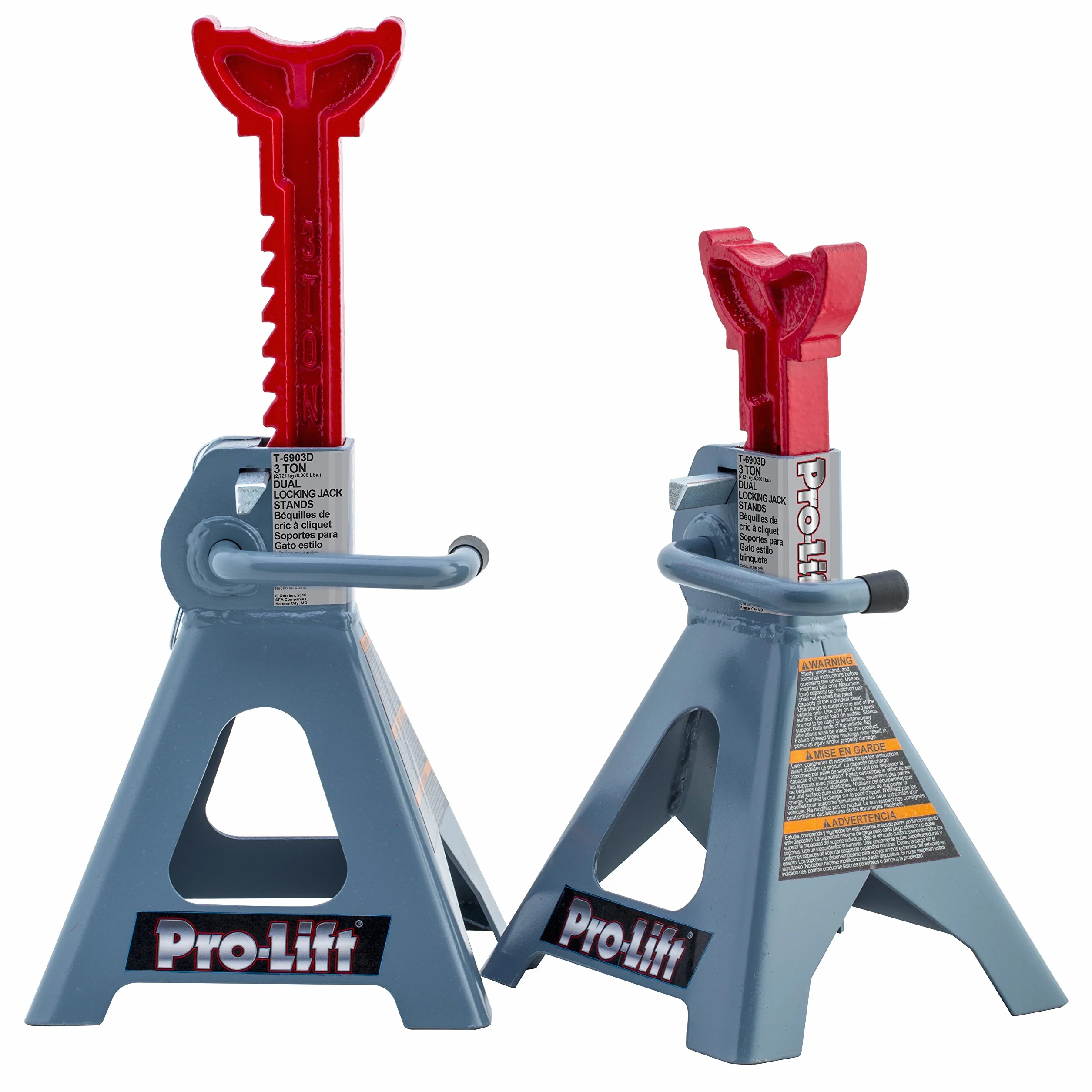 Pro-LifT T-6903D stojaki z podwójnym wtykiem - 3 tony