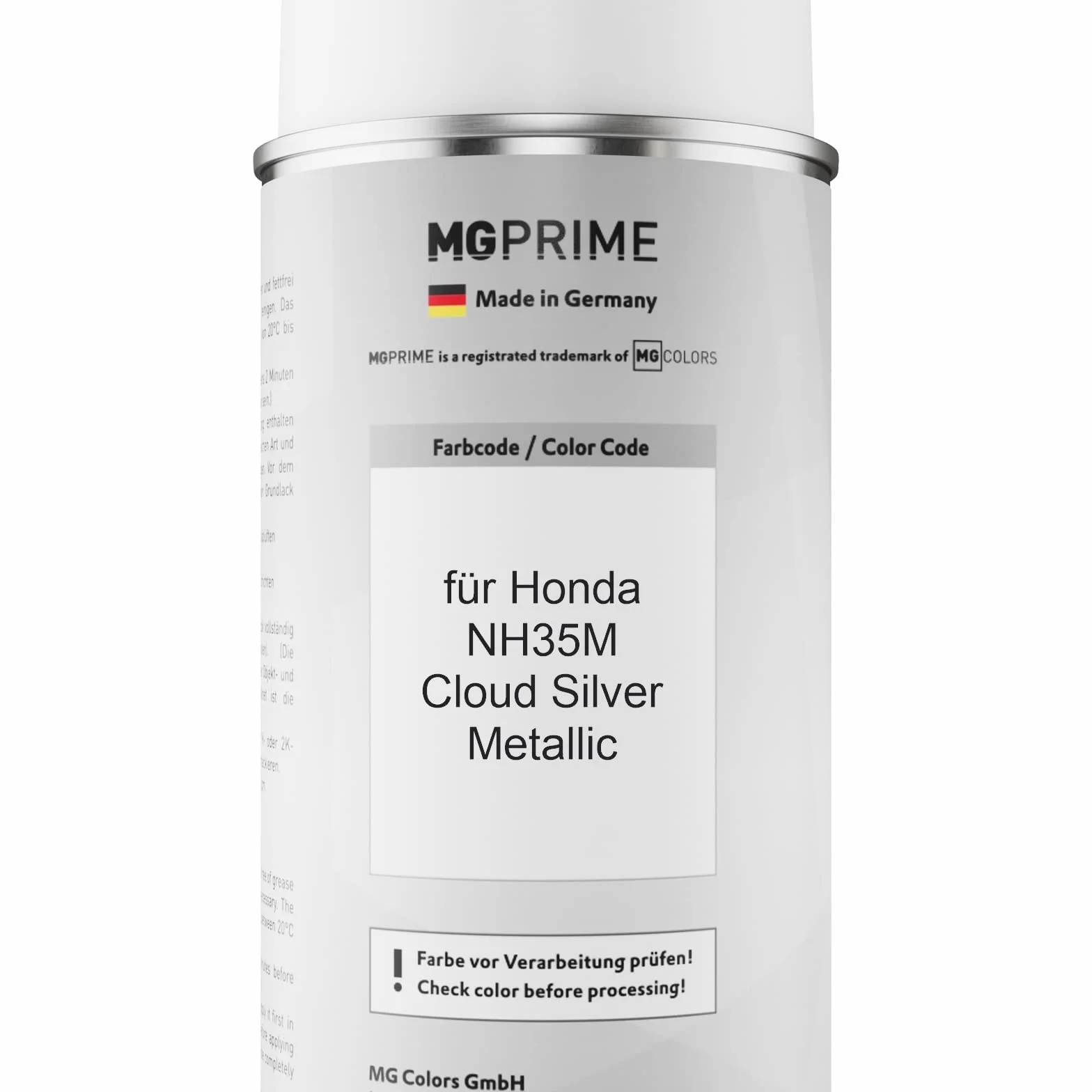 MG PRIME Lakier samochodowy Honda NH35M Cloud Silver Metallic 400ml