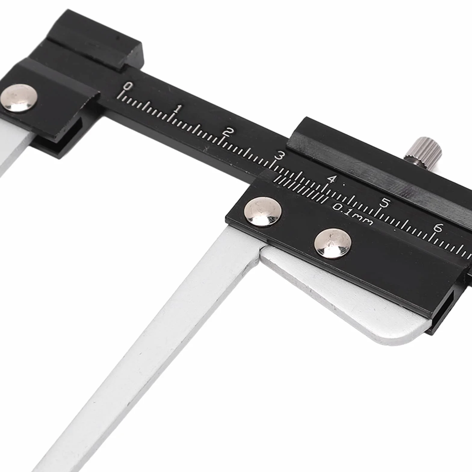 Cocoarm Mikrometr do Hamulców Tarczowych, Suwmiarka ze Stopu Aluminium 0-60 Mm 0,1 Mm
