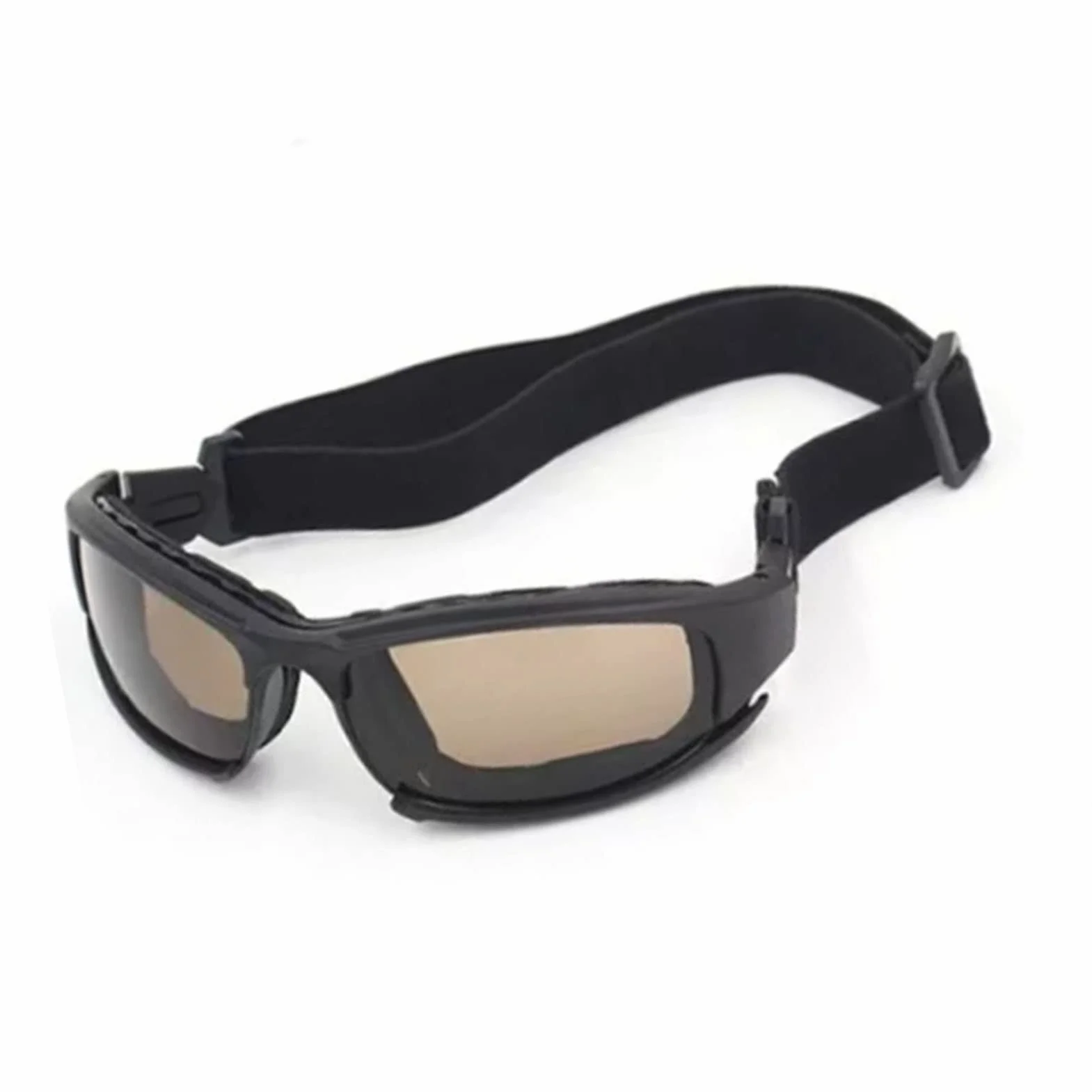 Shanrya Okulary motocyklowe, okulary przeciwsłoneczne odporne na uderzenia, promieniowanie UV, wiatroszczelne, do jazdy na rowerze