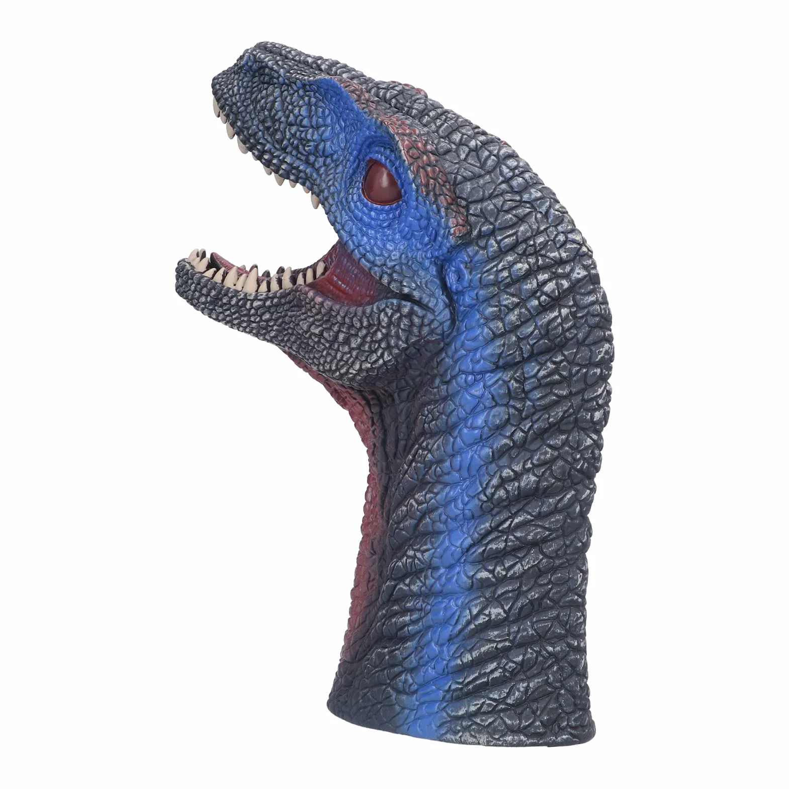 Cryfokt Pacynka Dinozaura Interaktywna Miękka Gumowa Zabawka dla Dzieci, Usta Sterowane Palcami, Kształt Tyrannosaurus Rex dla Rodziców i Dzieci, 10,6 X 8,3 X 4,3 Cala