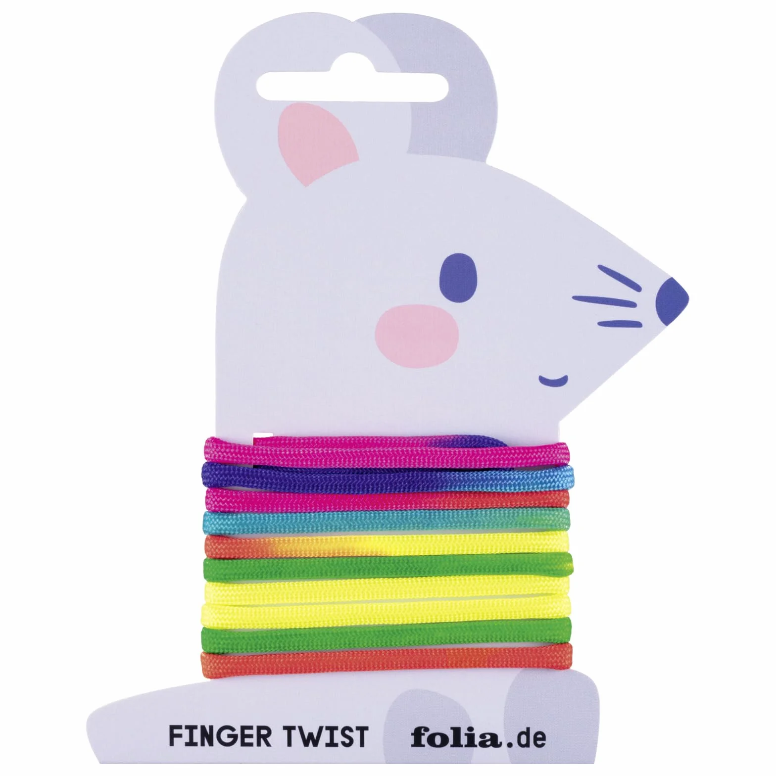 Folia 33177 Finger Twist Gra Palcowa Dla Chłopców i Dziewczynek od 5 Lat, Wielokolorowy