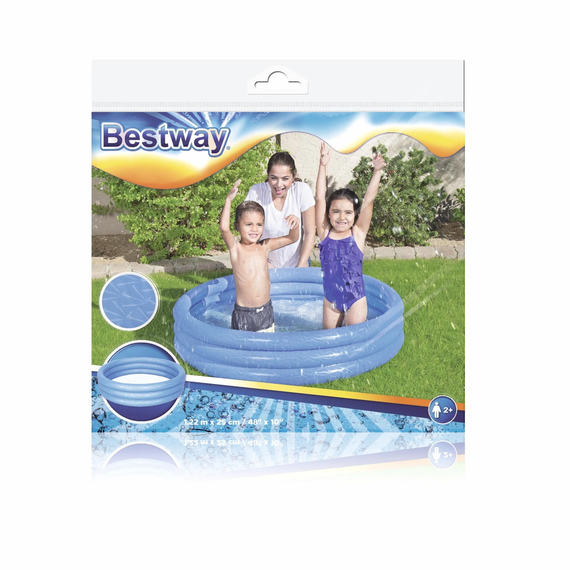 Bestway Brodzik Classic, posortowany, 122 x 122 x 25 cm