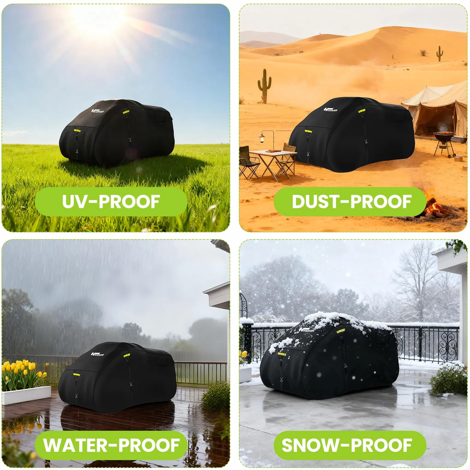 Pokrowiec na quada ATV 600D Heavy Duty wodoodporna