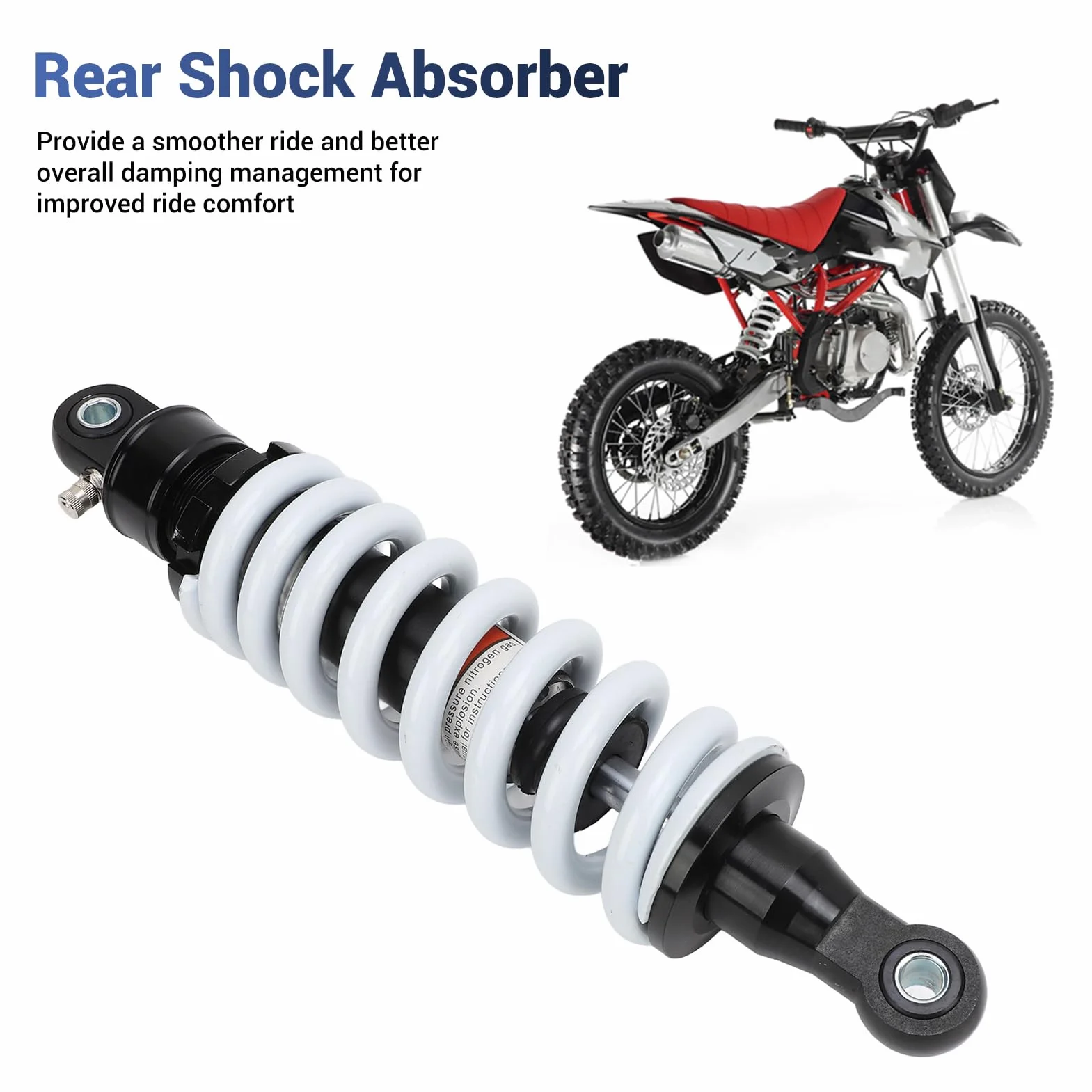Amortyzator Motocyklowy Tylny 310mm 10mm Stop Aluminium CNC do Dirt Pitbike ATV