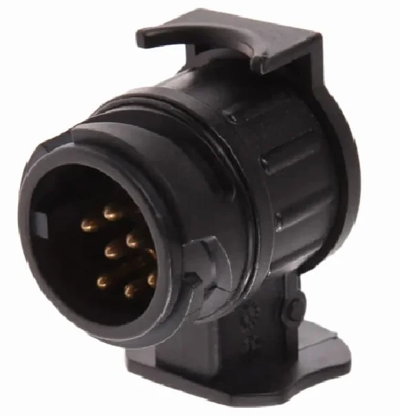 SALPIE Adapter haka holowniczego 13-pinowy na 7 pinów do przyczepy kempingowej ciężarówka Towbar Adapter wtyczka samochodowa złącze konwertera gniazdo wodoodporne 12V