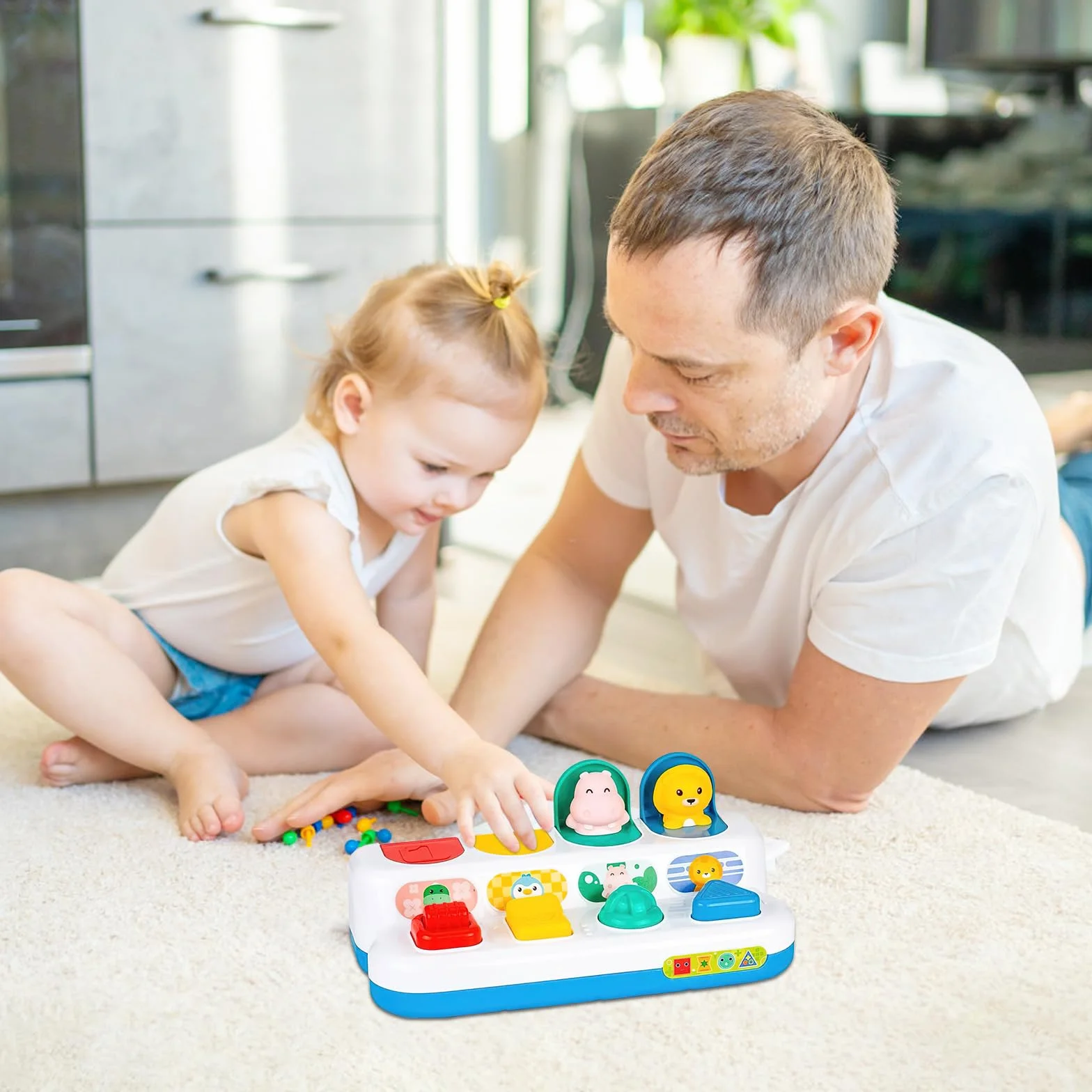 HENGBIRD Montessori zabawka dla dzieci od 12 miesięcy, motoryczna od 6 miesięcy, wczesny rozwój, edukacyjna dla dzieci, Wielkanoc, prezent dla chłopców i dziewczynek