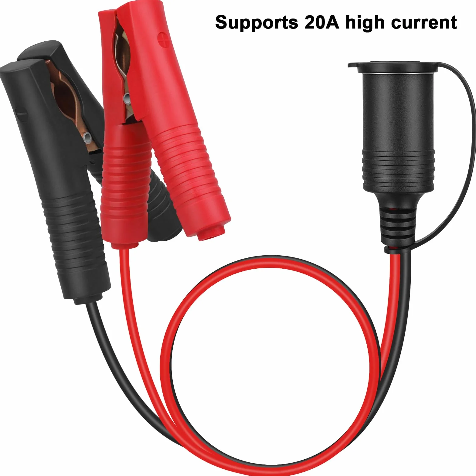 Gniazdo zapalniczki samochodowej 12V 24V 50cm 14AWG 20A