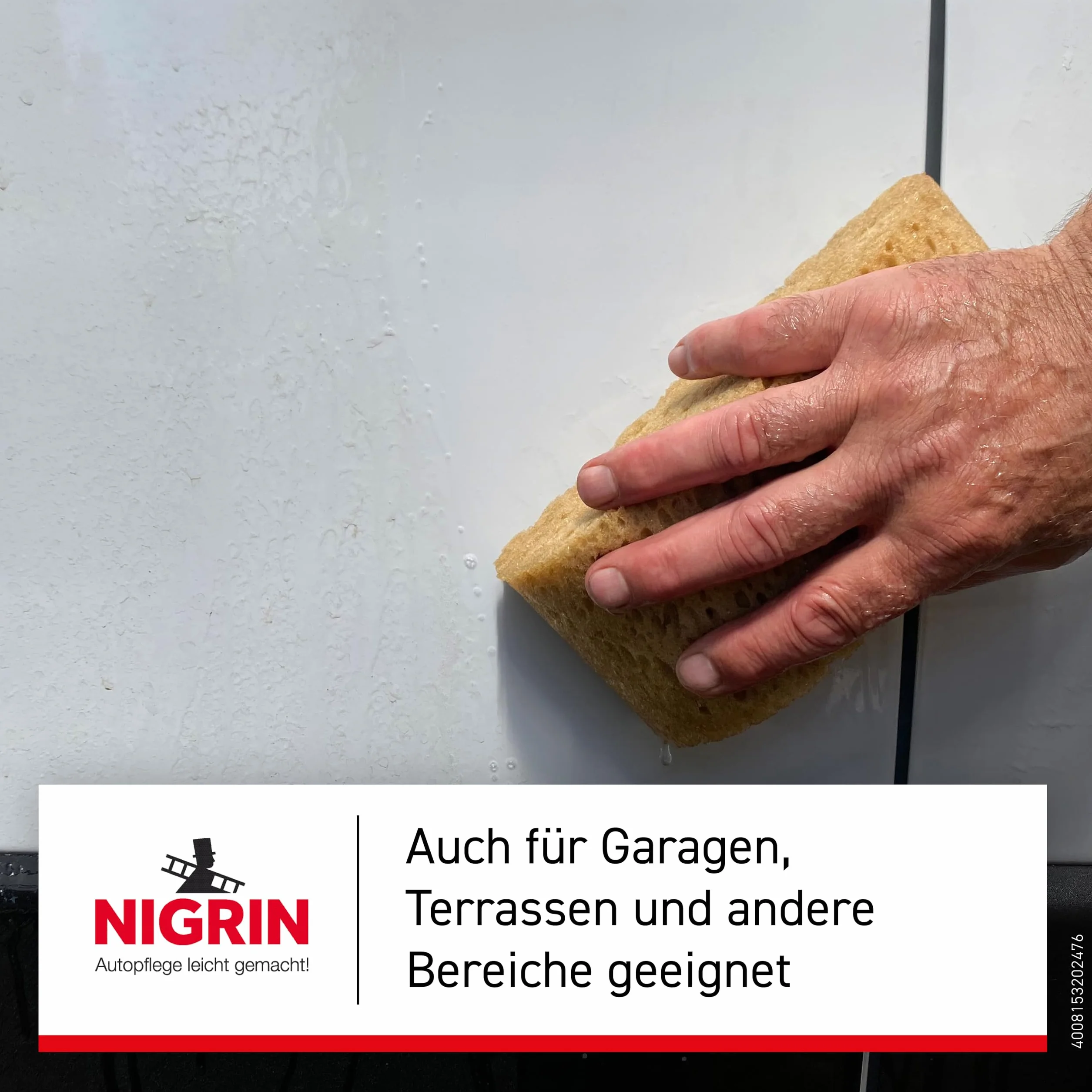 NIGRIN Caravan środek do usuwania smug deszczowych, do powierzchni lakierowanych i z tworzywa sztucznego oraz podłóg, usuwa smugi deszczowe, olej, olej napędowy, resztki politury, zabrudzenia uliczne i środowiskowe, 750 ml