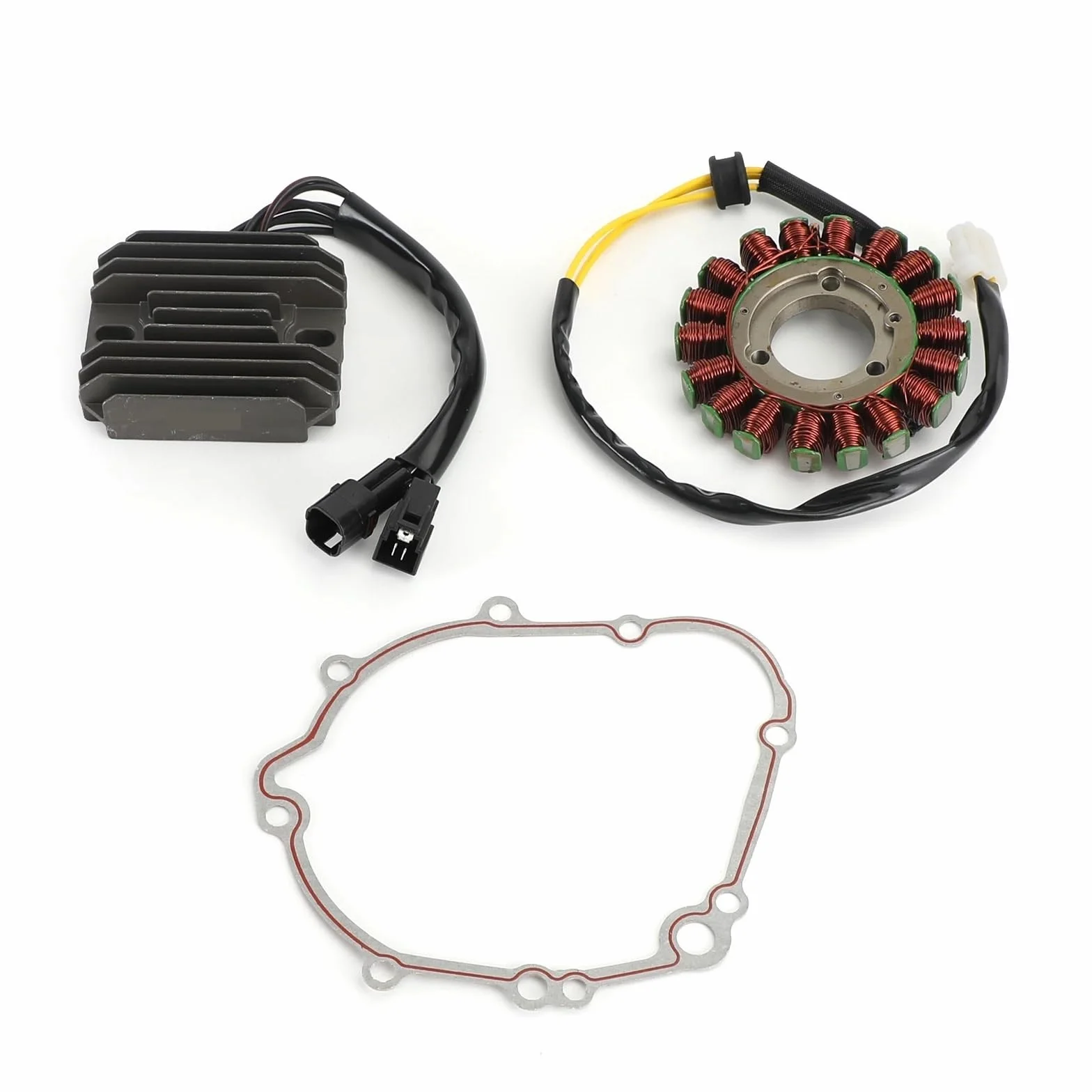 Stonaj generatory‌ Zestaw uszczelek cewki stojana regulatora pasujący do Suzuki GSXR 600 GSX-R 750 2006-2007 K6 K7 31401-01H00 32800-02H00 Części silnika Cewka stojana motocykla‌