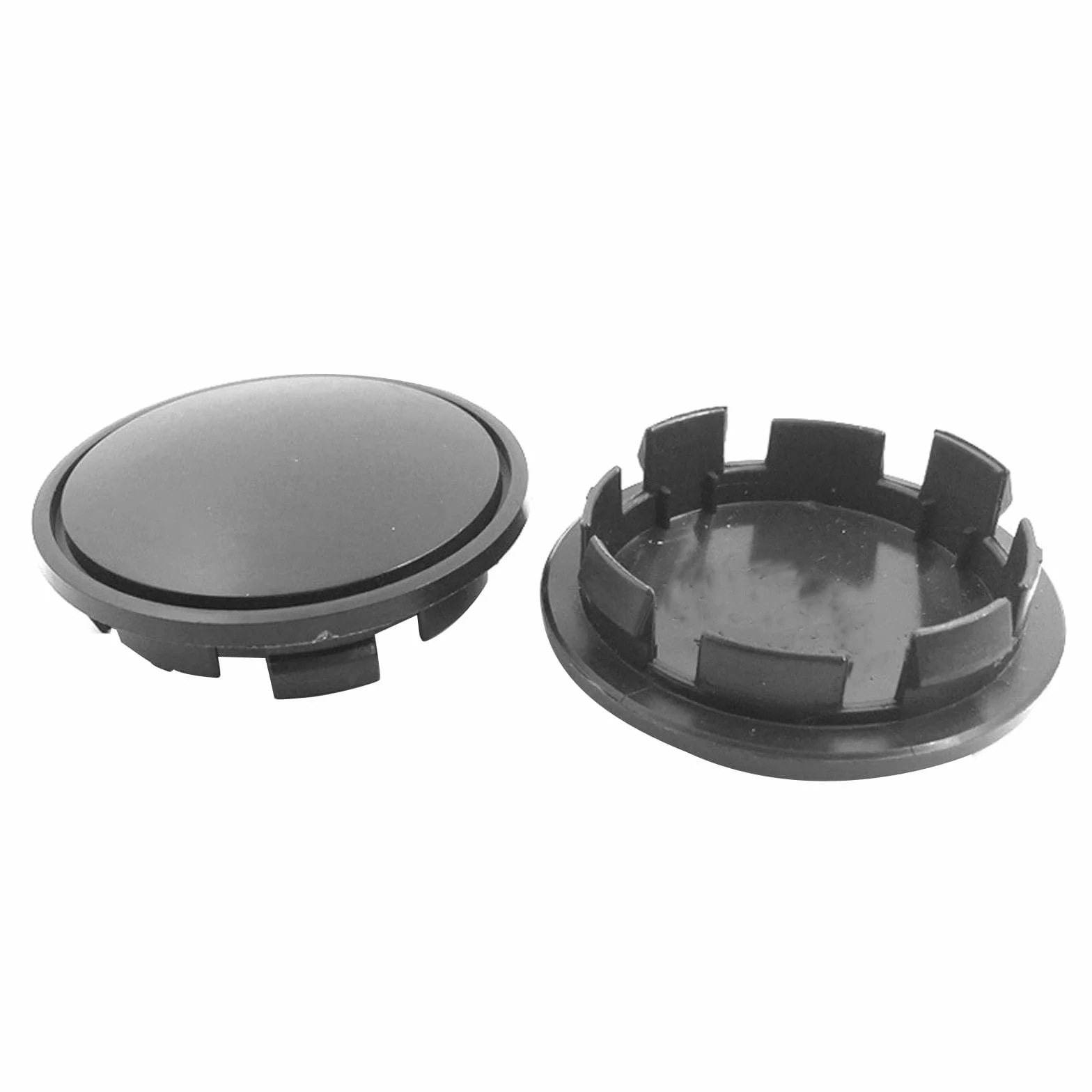 NIYATA 4 sztuki osłon piasty dla VW, Czarne, osłony piasty, 65mm, VW 65mm, Czarne matowe 3b7601171 osłona piasty, Czarne