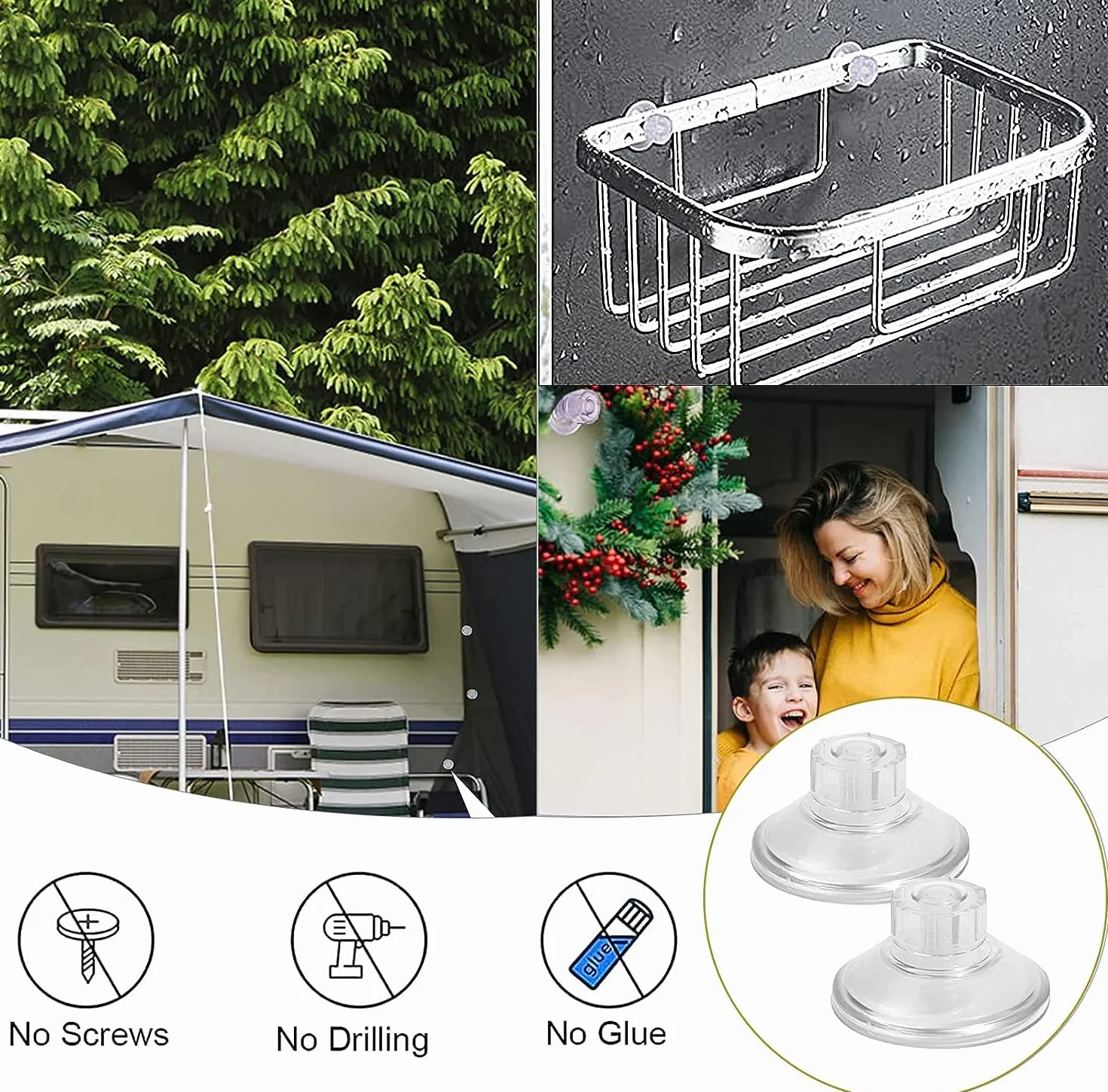 Przyssawki do namiotów Campervan 10 sztuk akcesoria do plandek kempingowych