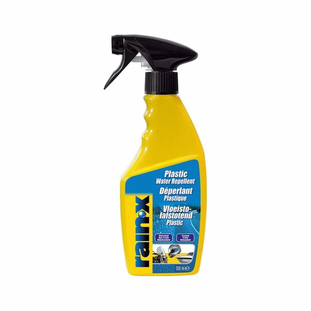 Rain-X Środek czyszczący z tworzywa sztucznego - hydrofobowa obróbka powierzchni z tworzyw sztucznych, szyb samochodowych, wizjerów, ocieplaczy łodzi - 500 ML