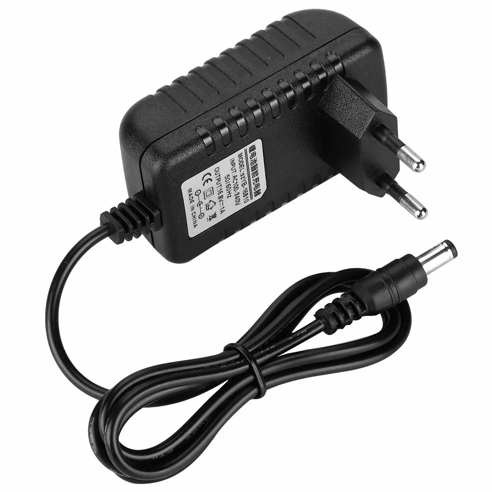Adapter ładowarki żaroodporny 16,8 V 1 A 100-240 V litowo-jonowy wtyczka europejska