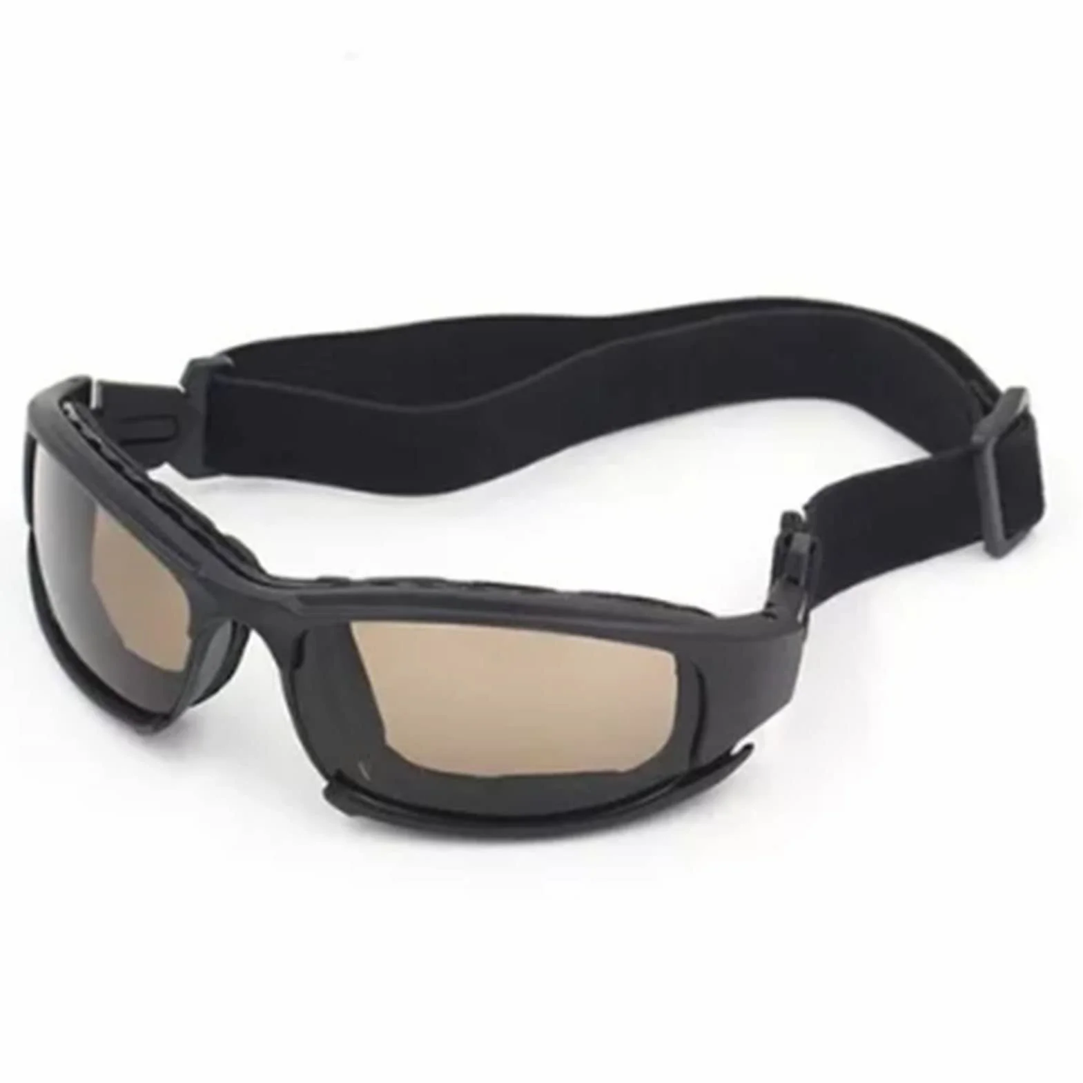 Shanrya Okulary motocyklowe, okulary przeciwsłoneczne odporne na uderzenia, promieniowanie UV, wiatroszczelne, do jazdy na rowerze