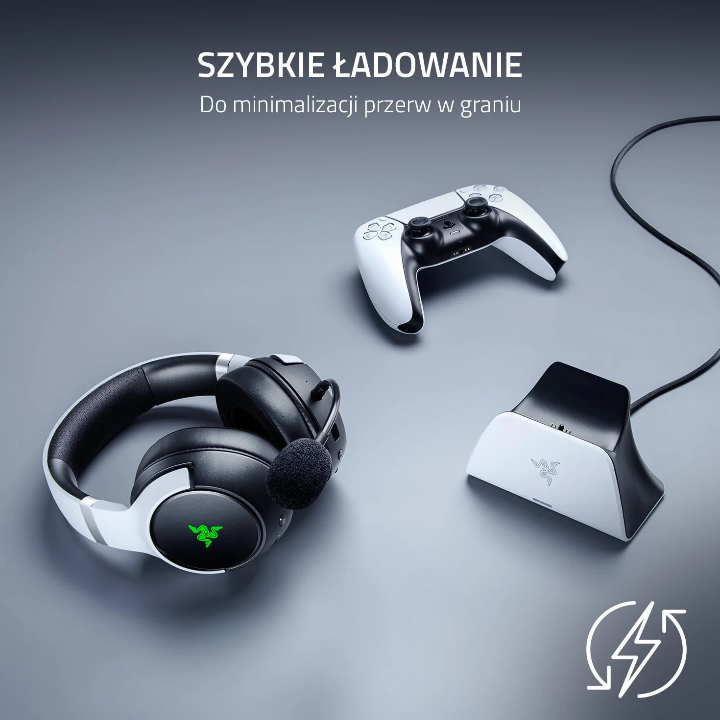 Razer RC21-01900100-R3M1 Ładowarka do Kontrolera, Biały