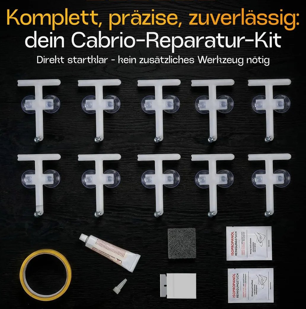Zestaw naprawczy tylnej szyby do kabrioletu