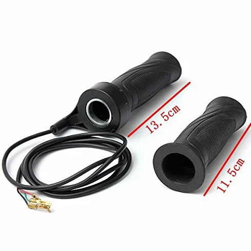 12 V 24 V 36 V 48 V czarna rączka elektryczna kierownica dławik uchwyty