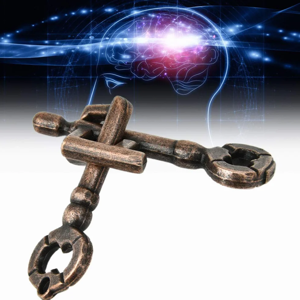 IQ Teaser Unlock Toy, Gry Logiczne dla Dorosłych Inteligentna Blokada Puzzle Klamra Zabawka Edukacyjna Blokada Klawiszy
