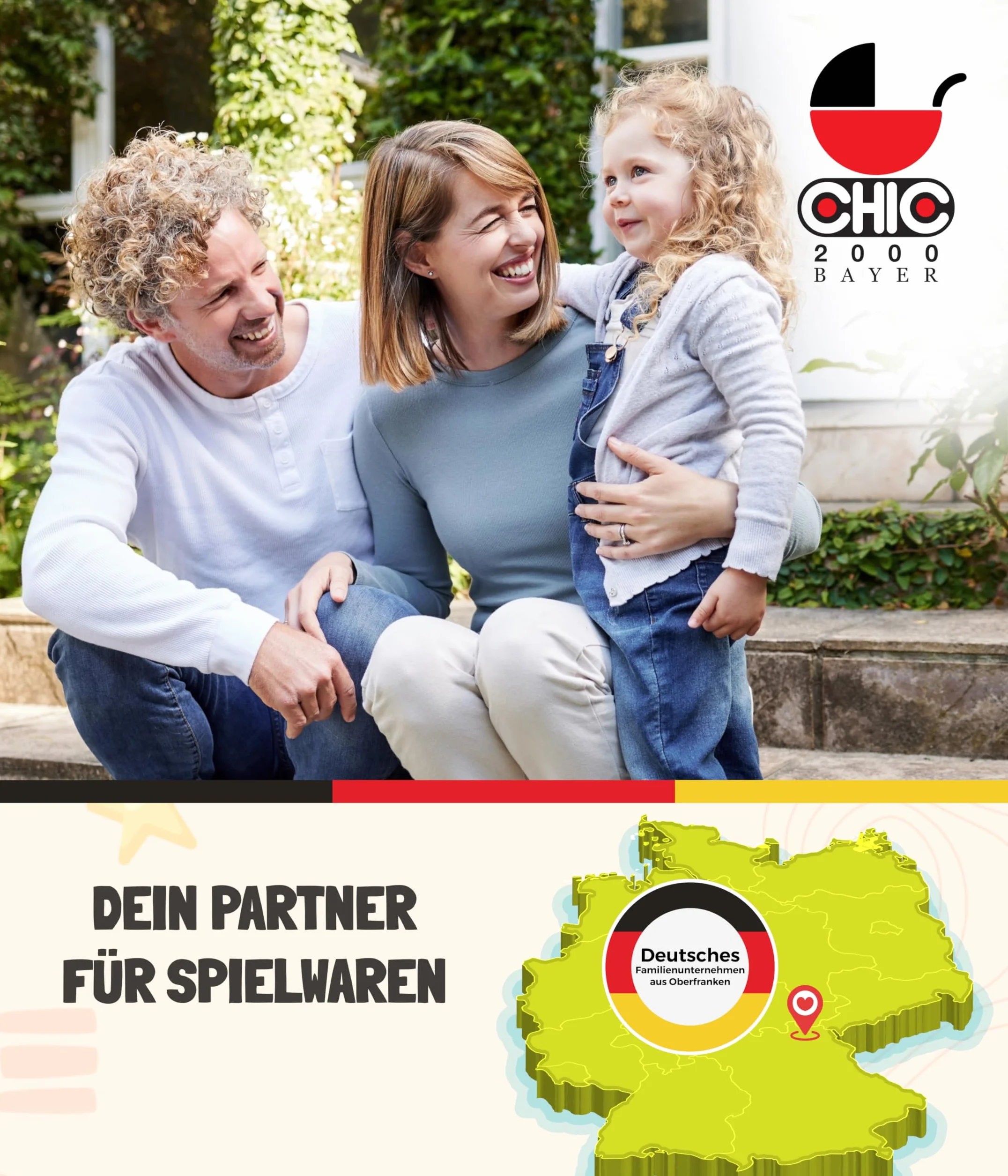 Bayer Chic 2000 - Wózek dla lalek Linus Duo, podwójny wózek dla dzieci w wieku od 4 do 8 lat, dżinsy różowe, 690-62