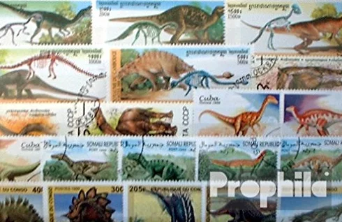 Motywy 50 ró?ne Dinosaur Znaczki (Znaczki dla kolekcjonerów) Plazy/gady/dinozaury