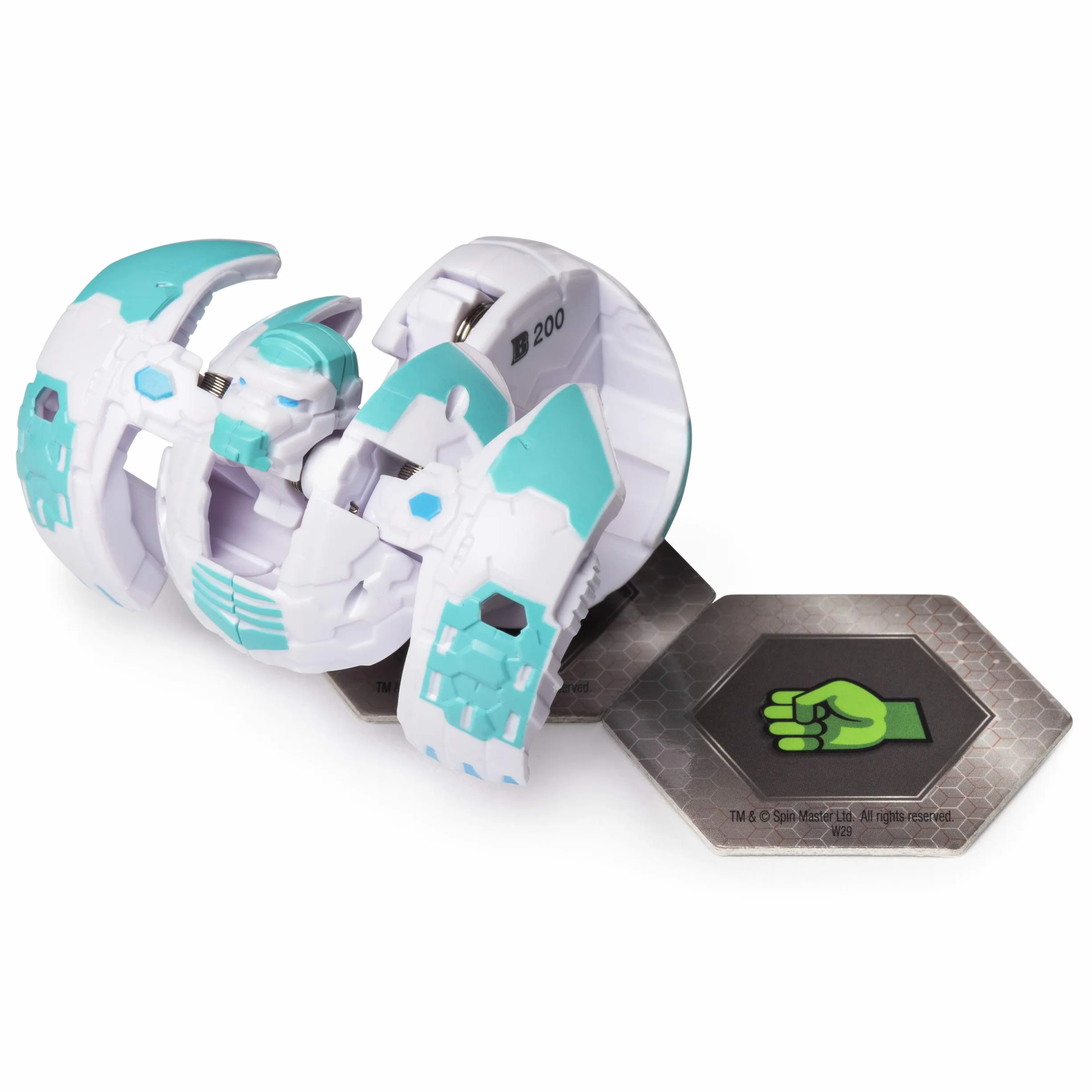 Bakugan 6045138 / #20115350 - Storage Case, walizka do przechowywania z dodatkową piłką Bakugan Basic, Gorthion (biała)