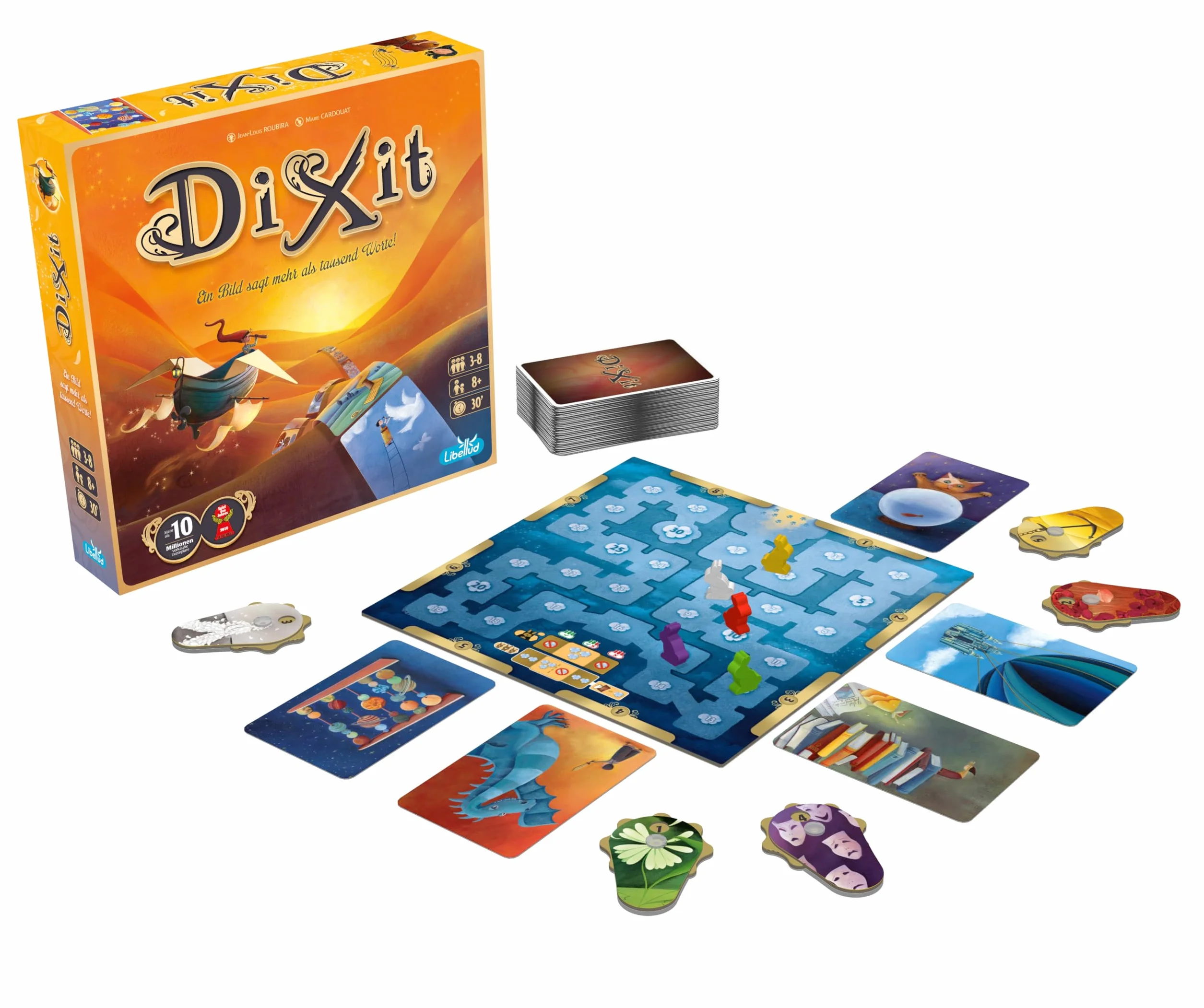 Asmodee Dixit (edycja 2021), gra podstawowa, gra rodzinna, gra opowiadana, niemiecki