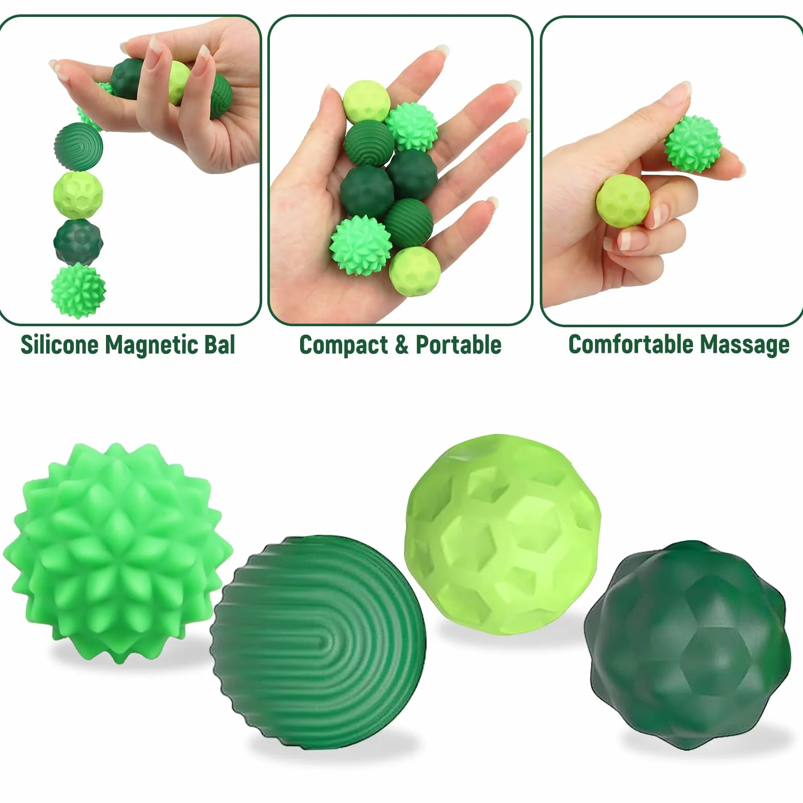 8 sztuk magnetycznych zabawek Fidget Toys, antystresowe sensoryczne zabawki, magnetyczne kule antystresowe, silikonowe zabawki antystresowe dla dorosłych i dzieci, zabawka dla osób z autyzmem do domu