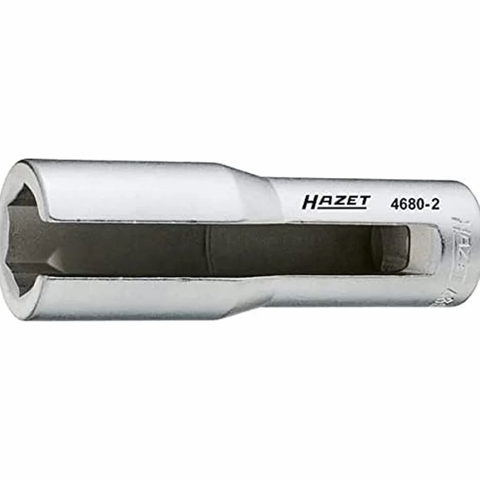 HAZET 4680-2 gniazdo sondy lambda 110 mm sześciokątny chromowane