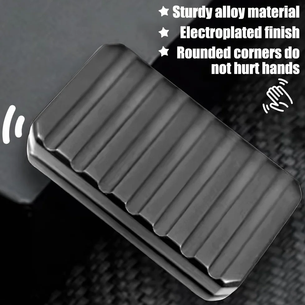 OBEST Metal Poker Fidget Slider, Zabawka Slider Shaker, Metal Poker Push Card Fidget Slider, Anti-Stress dla dorosłych Lęk Magnetyczny Haptic na stres lękowy